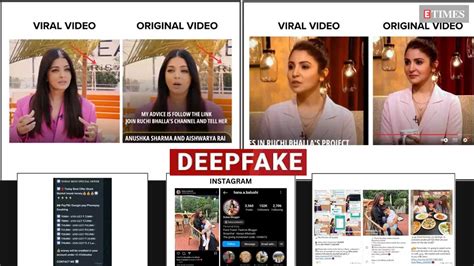 anushka sharma deepfake|Deepfake Videos Of Actors Anushka Sharma Aishwarya Rai。